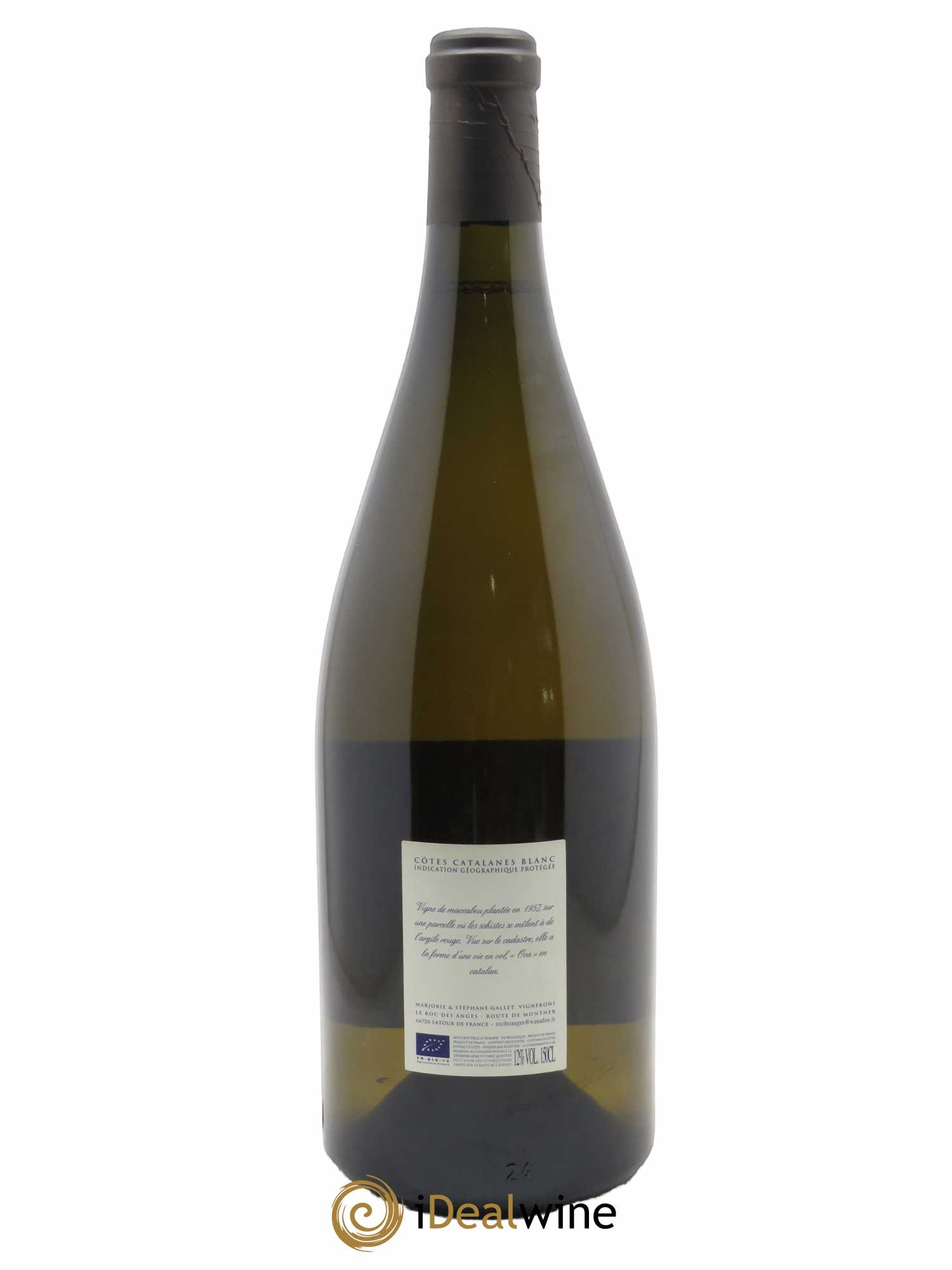 IGP Côtes Catalanes Roc des Anges L'Oca Marjorie et Stéphane Gallet  2013 - Lot de 1 Magnum
