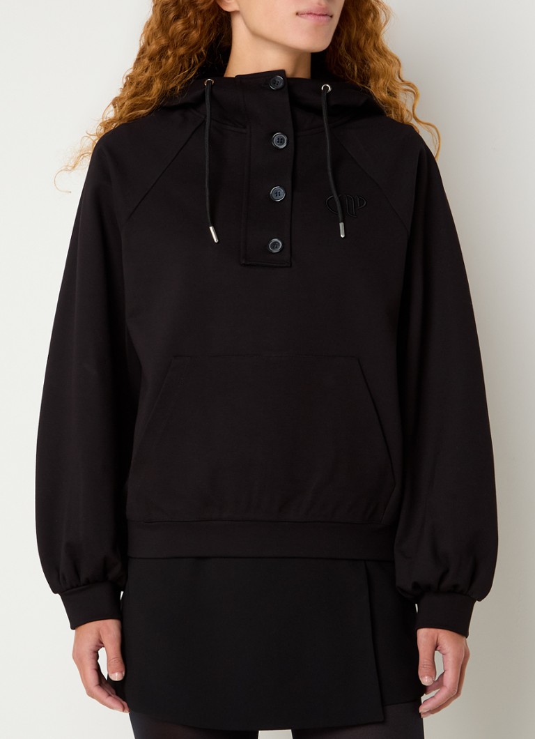 Felpa con cappuccio Claudie Pierlot con logo ricamato