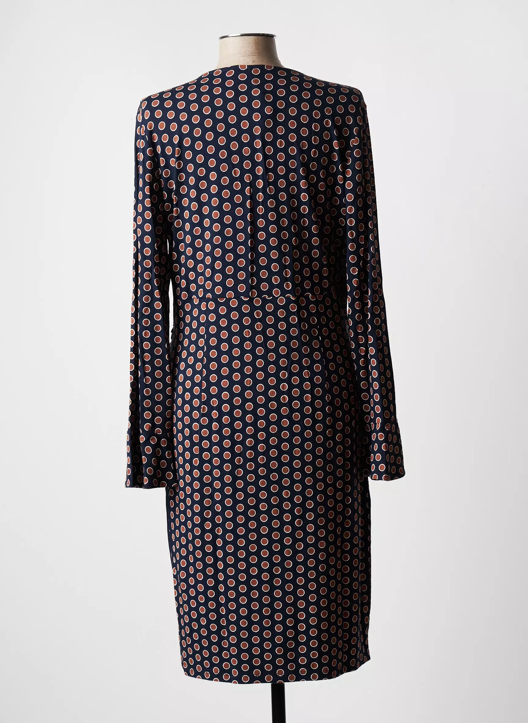 Olsen Robes Mi Longues Femme couleur bleu
