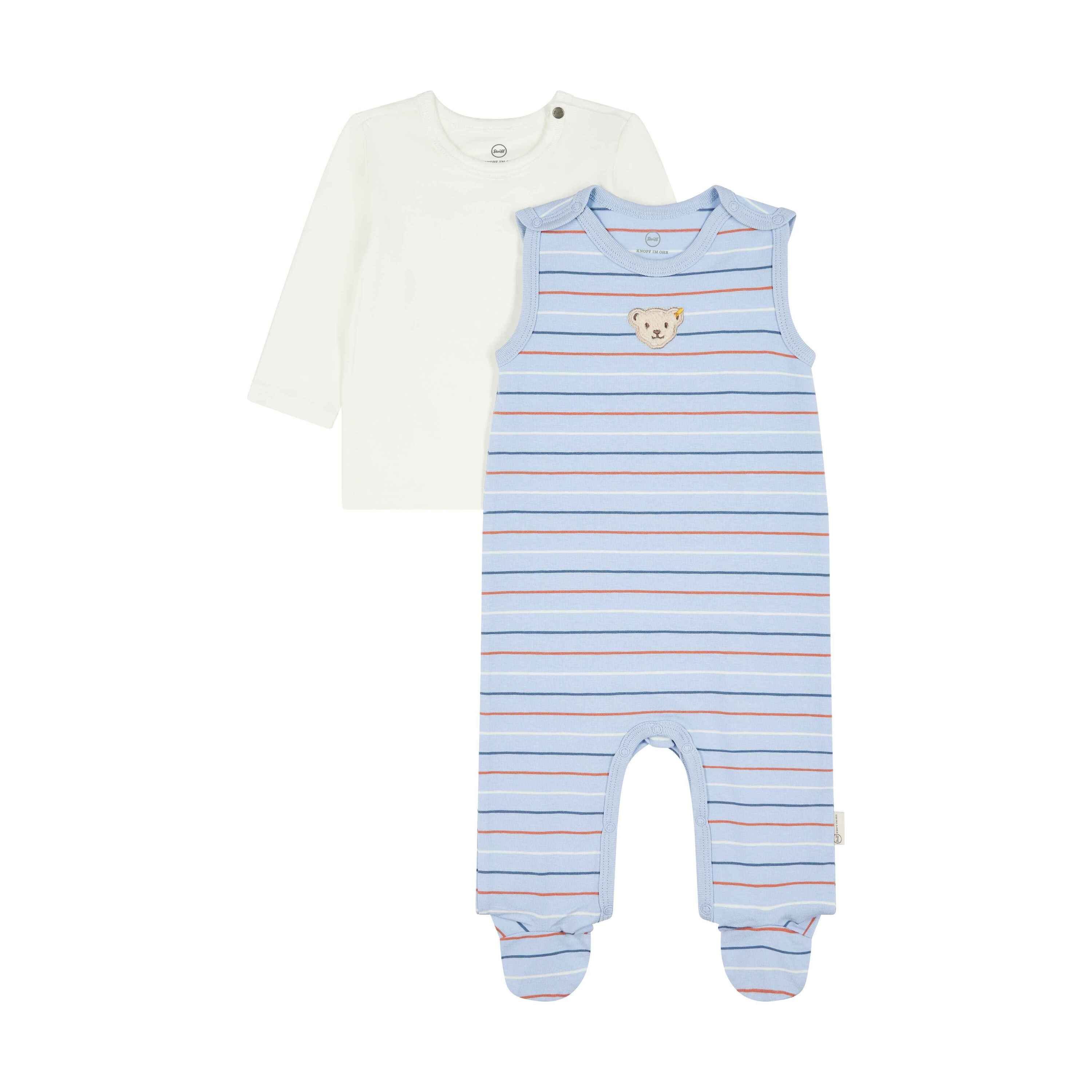 Steiff Strampler Set Strampler + T-Shirt langarm Baby Wellness