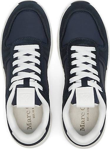 Marc O'Polo Sneaker aus spannendem Material-Mix