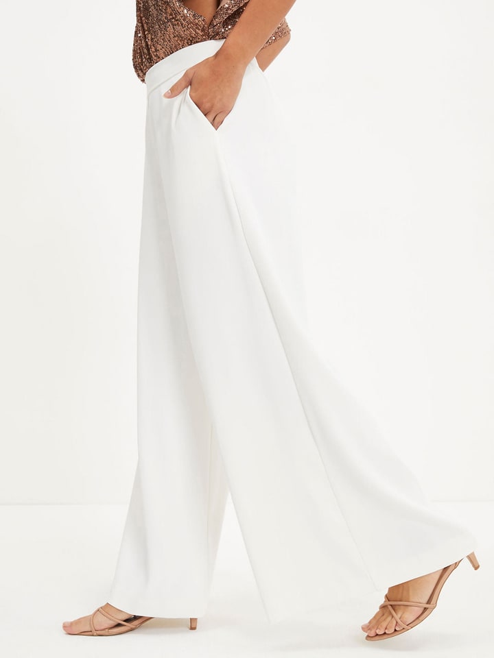 LA Angels Marlenehose in Weiß günstig kaufen
