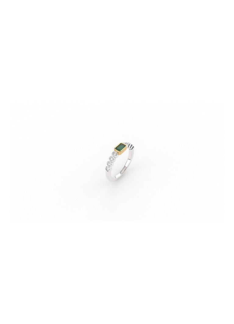 TI SENTO - Milano Ring with zirconia 12340EM