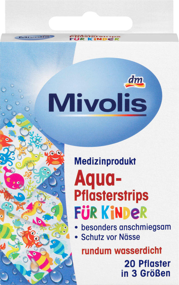 Aqua-Pflasterstrips für Kinder, 20 St
