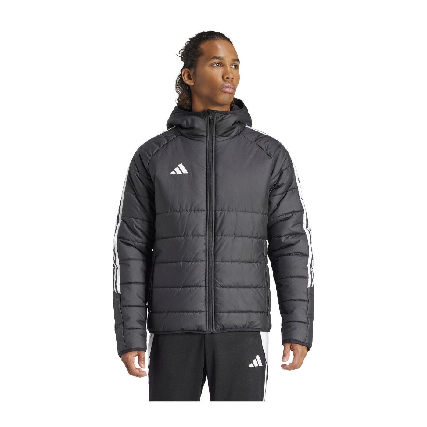 adidas Tiro 24 Winterjacke Schwarz Weiss