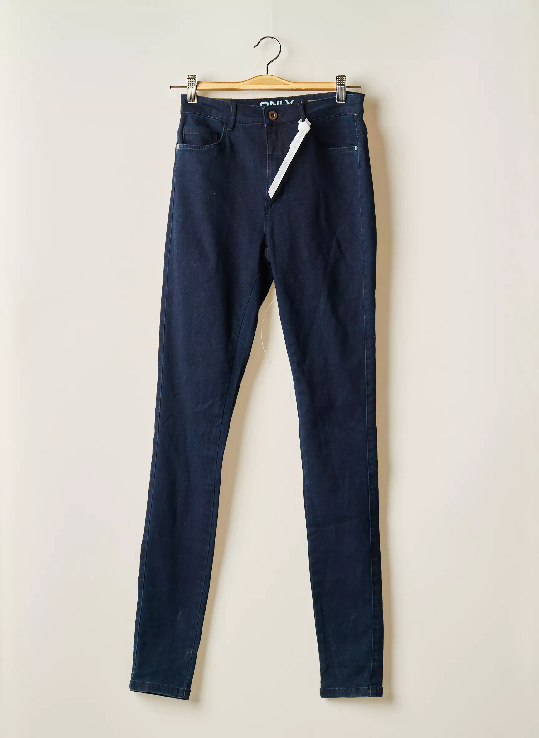 Only Pantalons Slim Femme couleur bleu