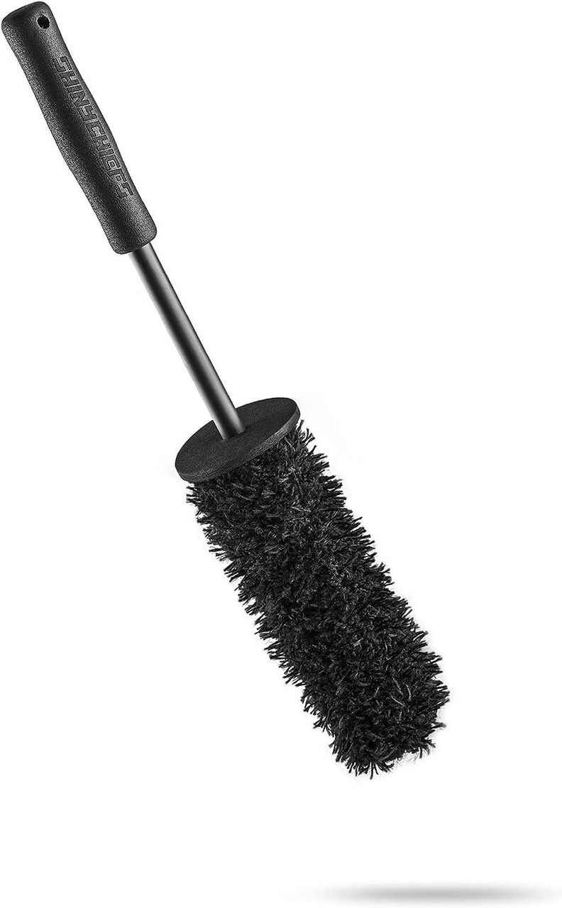 ShinyChiefs WHEELBRUSH - Extra weiche Mikrofaser Felgenbürste 40cm, schwarz