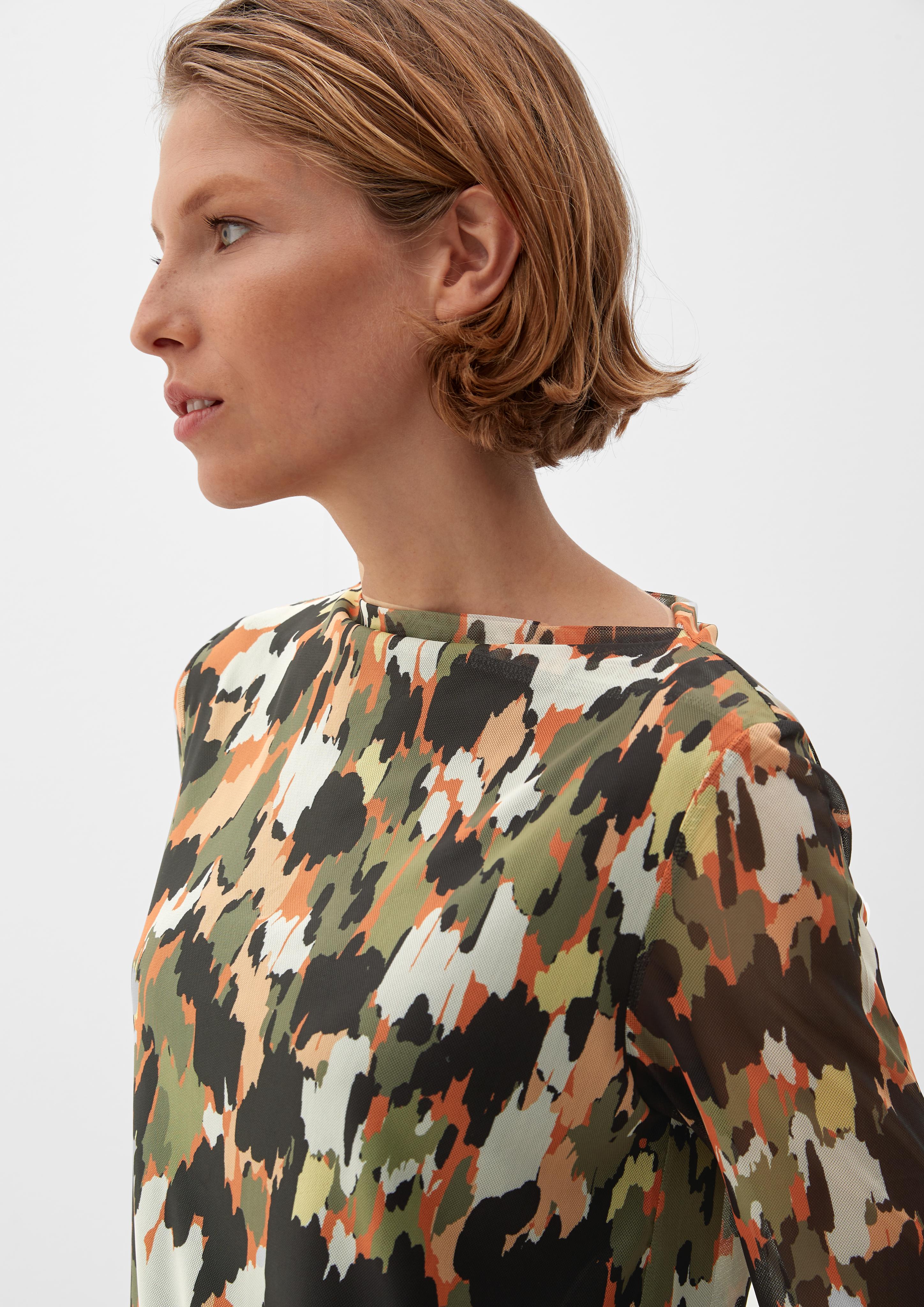 Blusenshirt mit Alloverprint  2121384-77A1