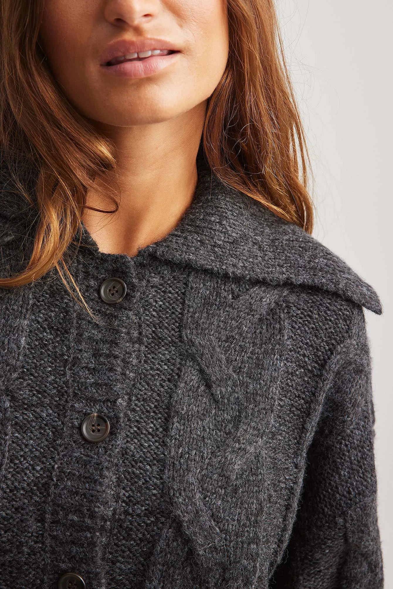 Strickcardigan mit Knöpfen