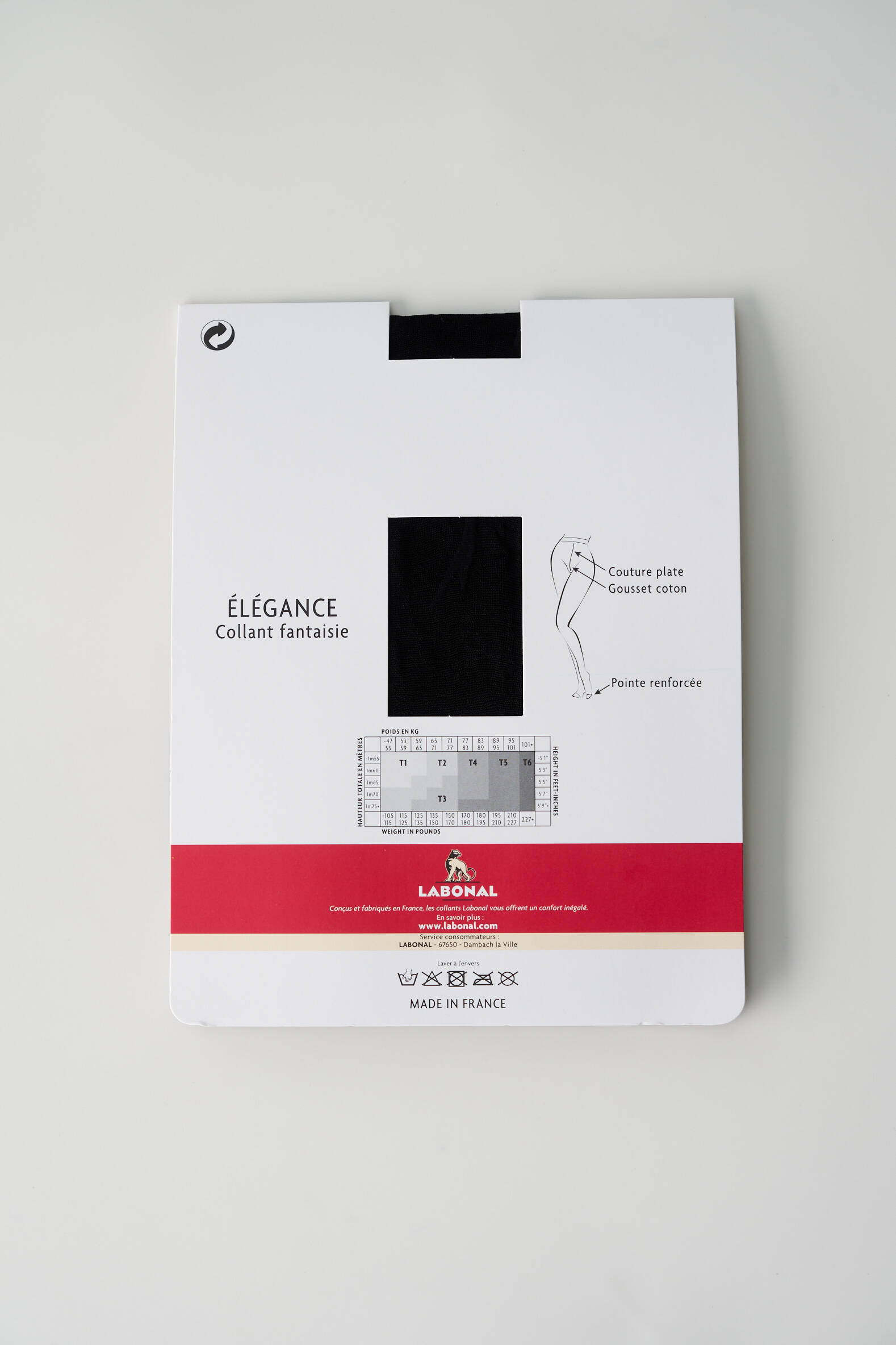 Labonal Collant Femme couleur noir