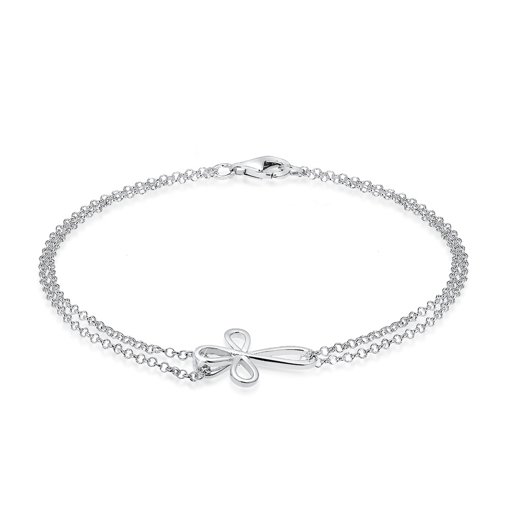 Elli Elli Bracelet Femme Pendentif de la Croix des en Argent Sterling 925 Bracelet
