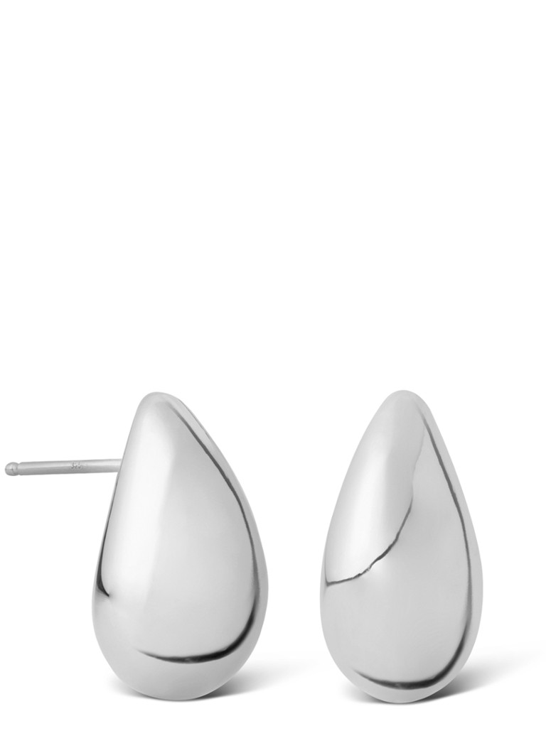 Λαμπερά ασημένια σκουλαρίκια Casa Jewelry Drop