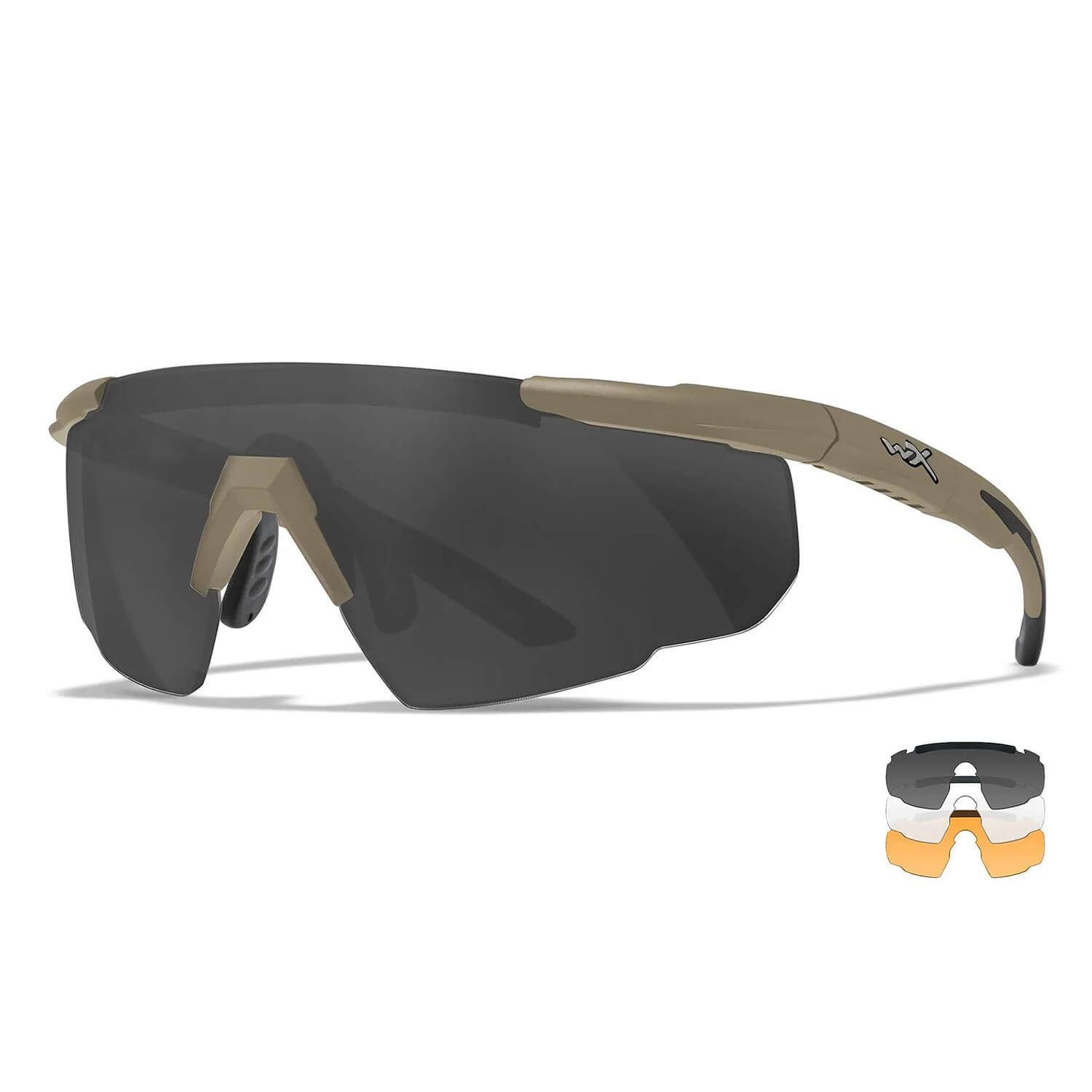 Saber Advanced Taktische Brille mit 3 Gläsern Gestell