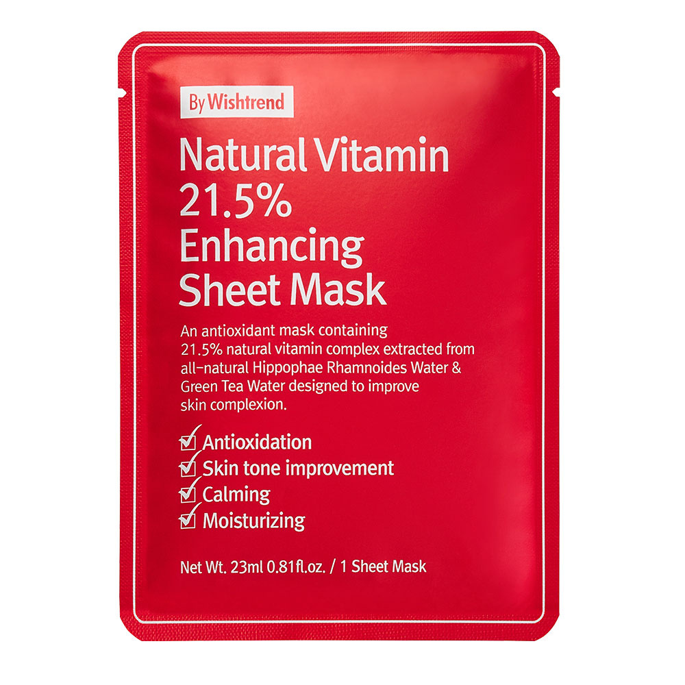 By Wishtrend By Wishtrend Natural Vitamin C21,5% Enhancing Sheet Mask - 10x Sérum