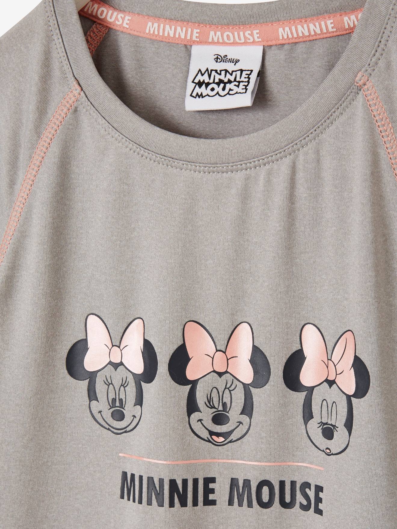 T-shirt sport fille DS Minnie® gris chiné