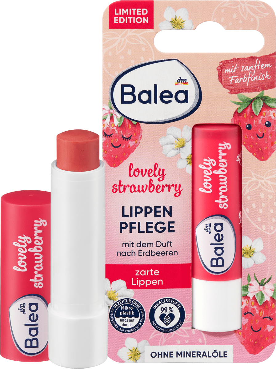 Lippenpflege Lovely Strawberry, 4,8 g