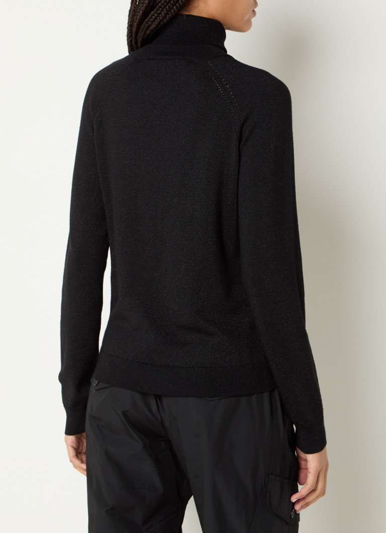 Pull Summum en maille fine à col roulé et lurex