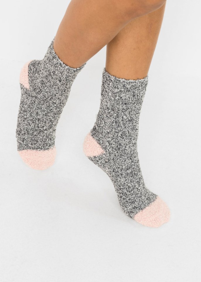 Kuschelsocken (4er Pack) mit Satinschleife