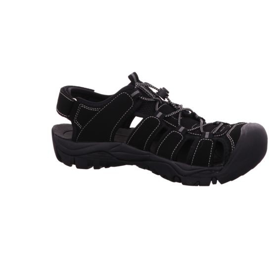 LICO Komfort Sandalen schwarz