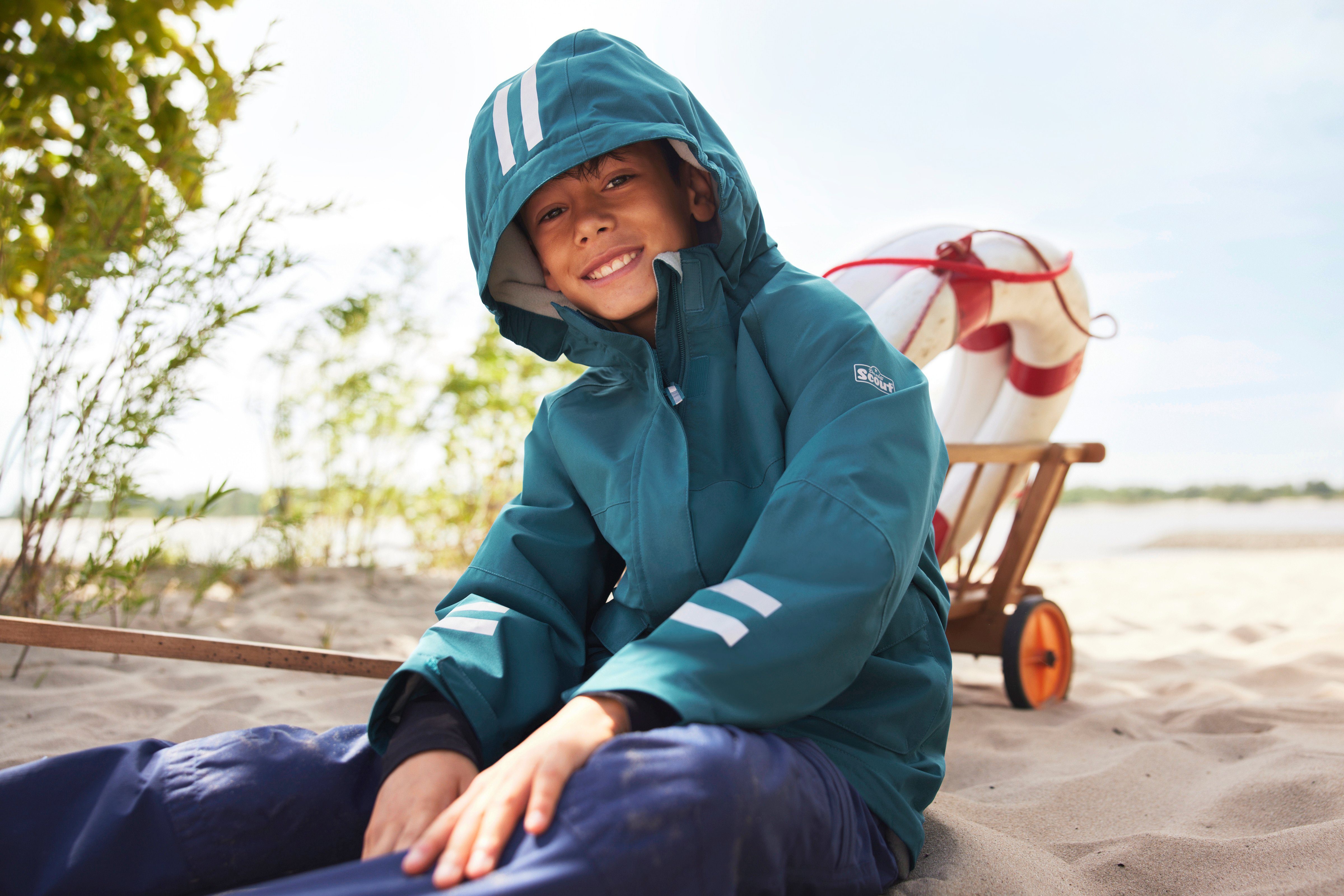 Scout Funktionsjacke FLASH durch reflektierende Streifen in optisches Highlight
