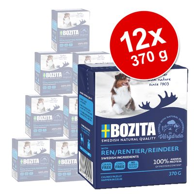 Sparpaket Bozita Häppchen in Gelee 12 x 370 g