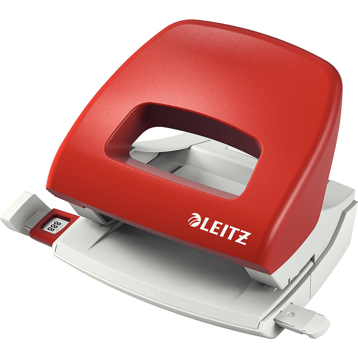 Bürolocher NeXXt 5038 mit Schiene rot 16 Blatt
