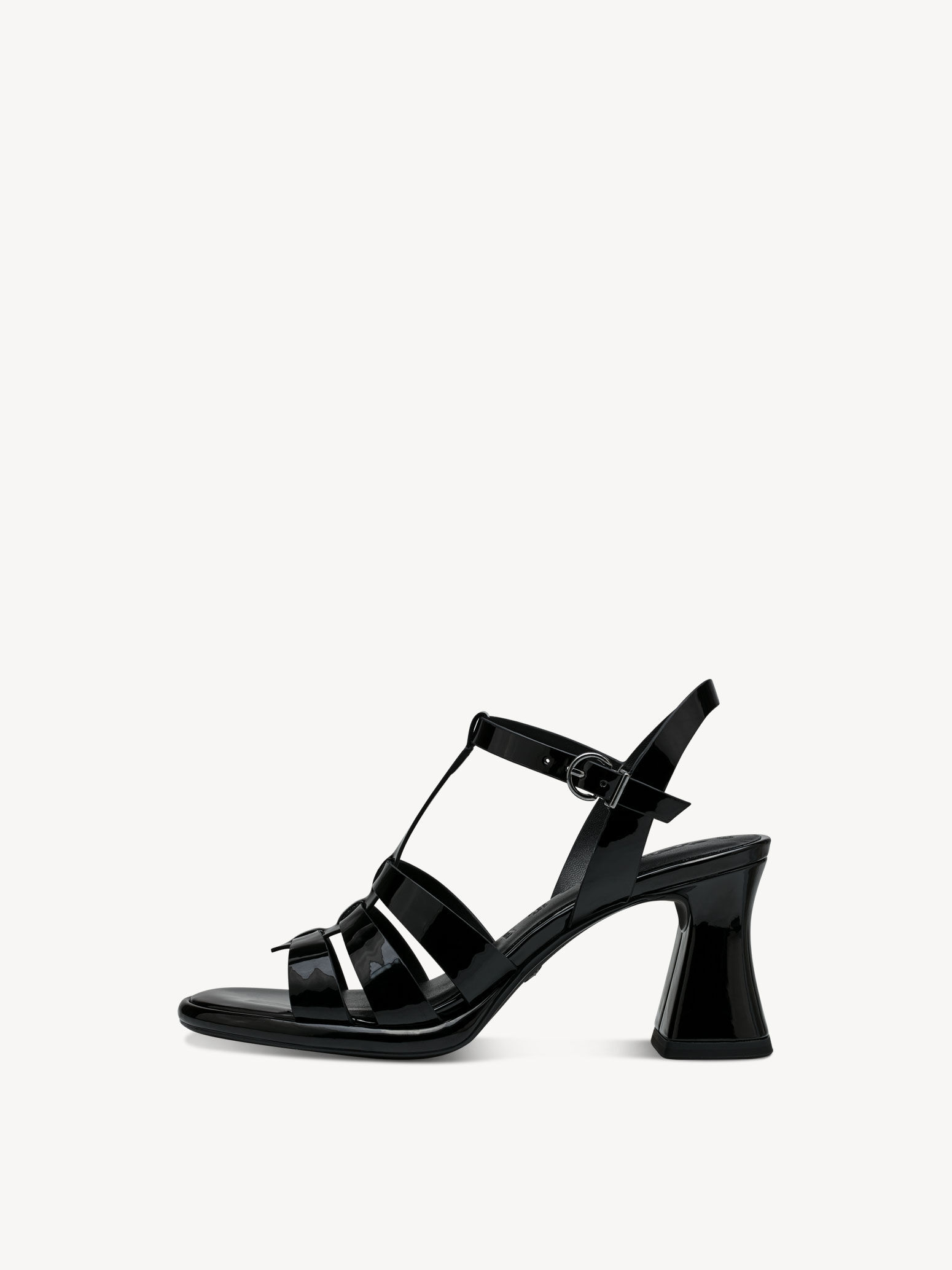 Sandale à talon - noir