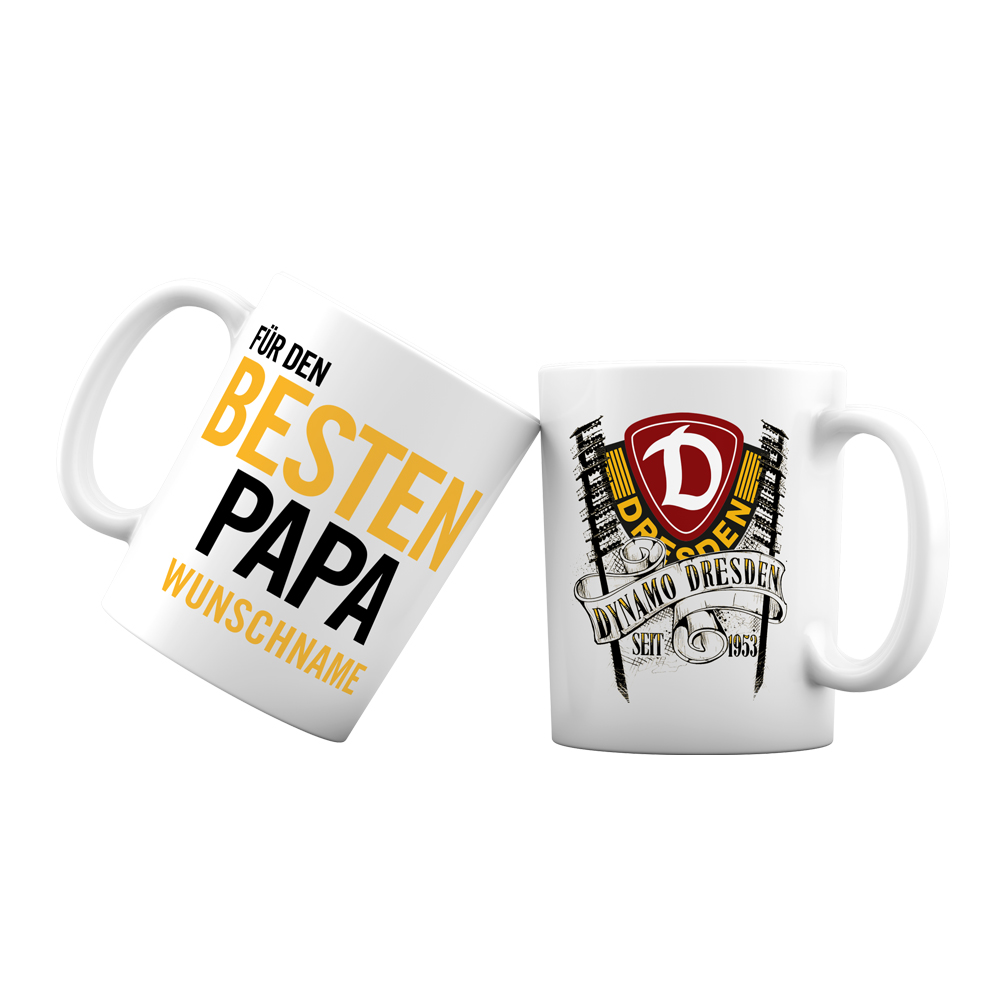 Kaffeetasse in-DY-viduell BESTER PAPA