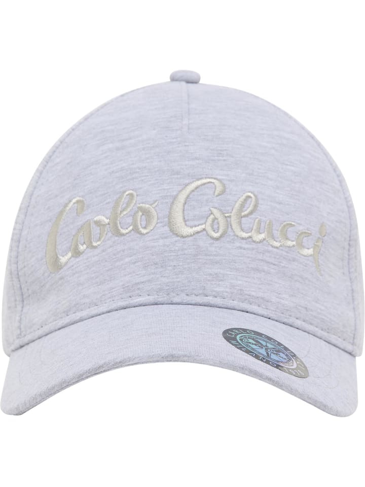 Carlo Colucci Baseball Cap Corneli in Grau Meliert günstig kaufen onesize
