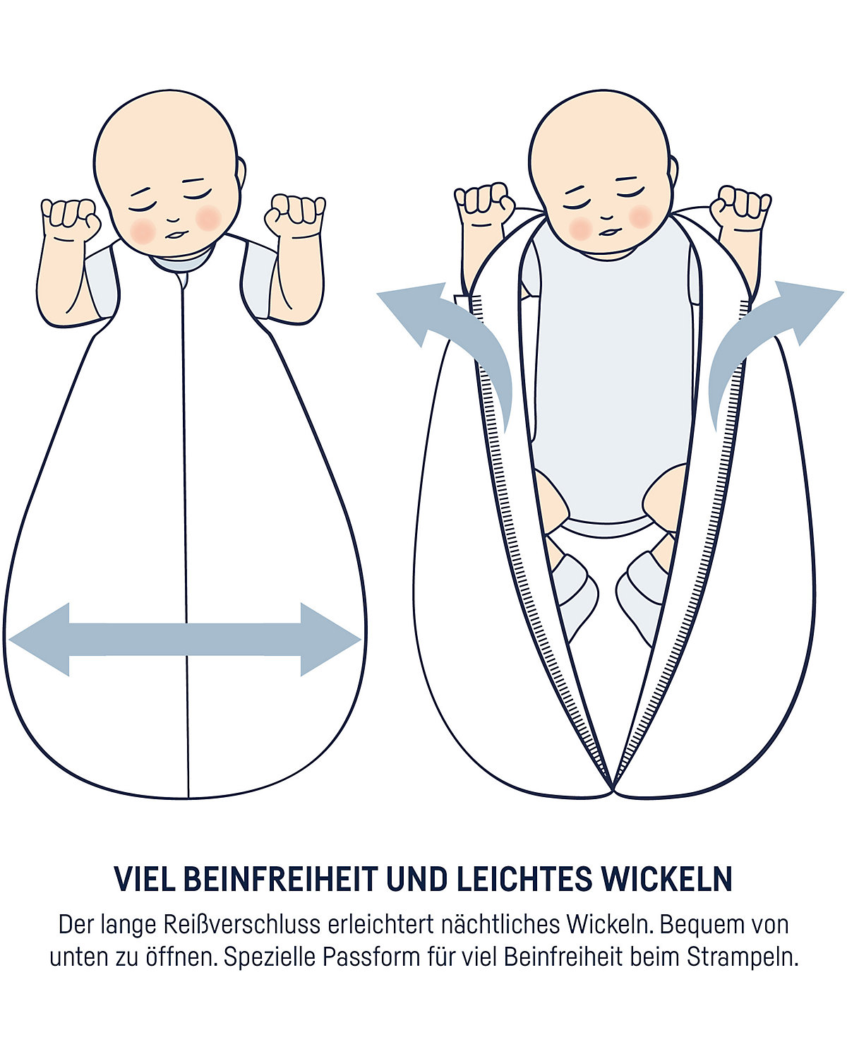 Jersey Sommerschlafsack, Little Otti, Gr. 86 - TOG 2,5
