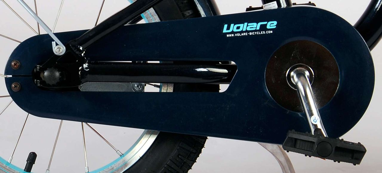 Volare Miracle Cruiser Kinderfahrrad - Jungen - 14 Zoll - Matte Blau - Prime Collection