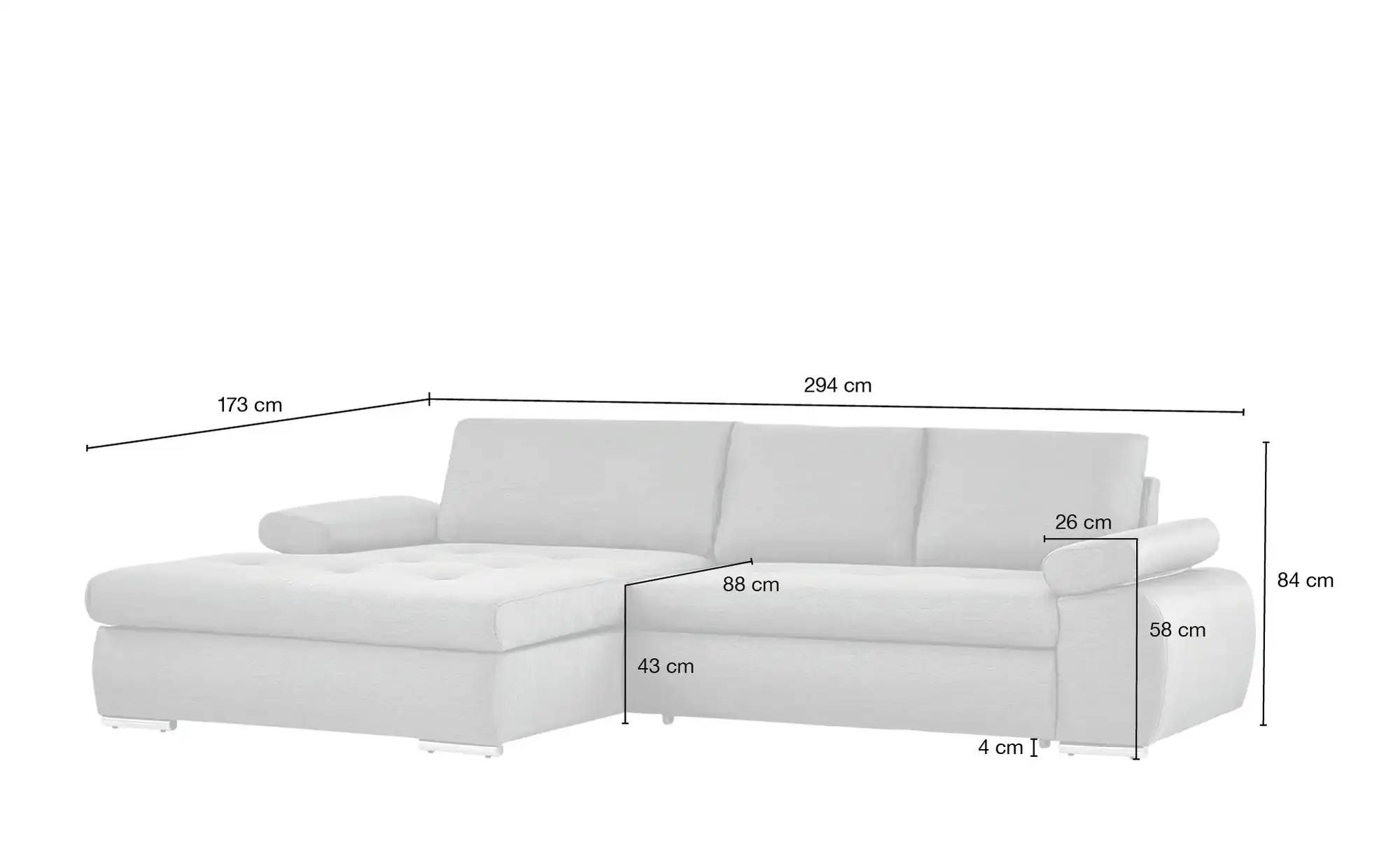 smart Ecksofa Ibby