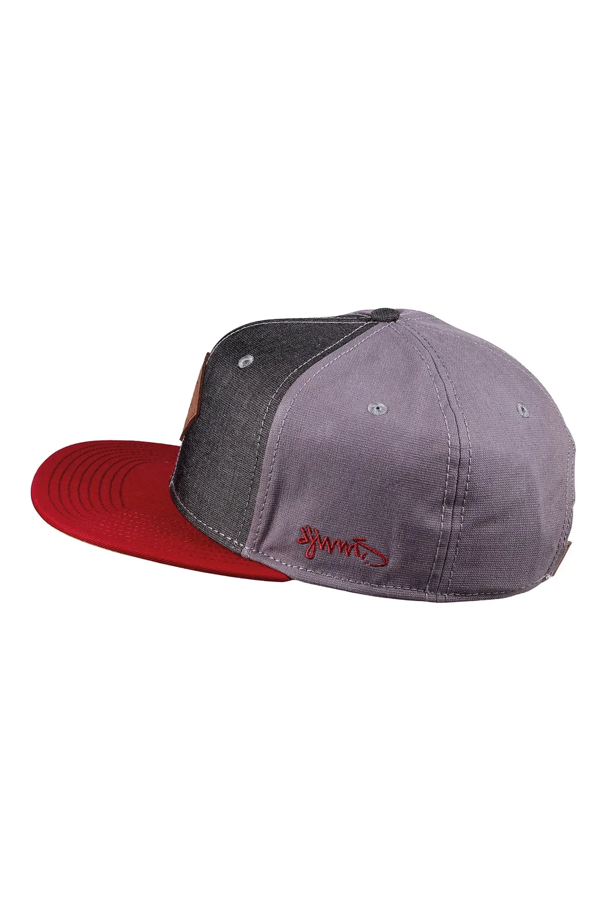 Djinn&'s  6 Panel Snapback Cap Canvas-Mix
