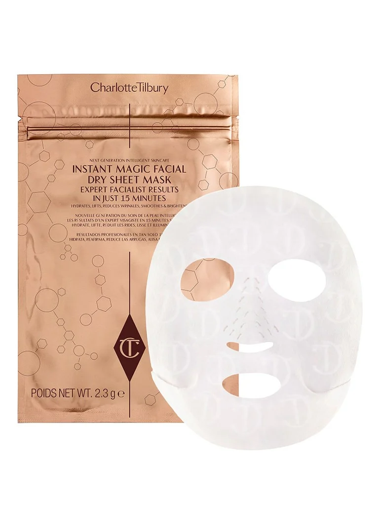 Maschera in tessuto ad asciugatura rapida Charlotte Tilbury Instant Magic - maschera