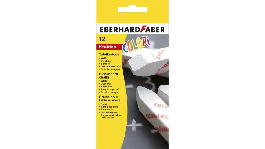 EBERHARD FABER  Tafelkreide weiss weiß