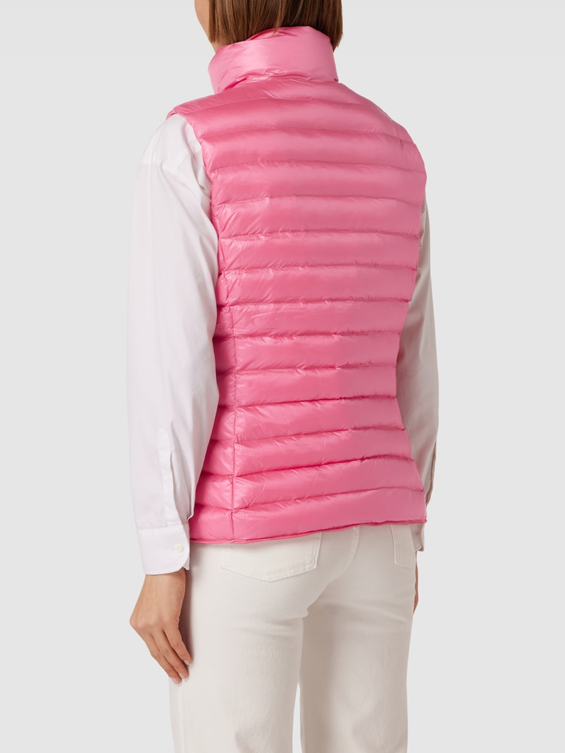 Steppweste mit Stehkragen Modell 'HIGHCLASS' in pink