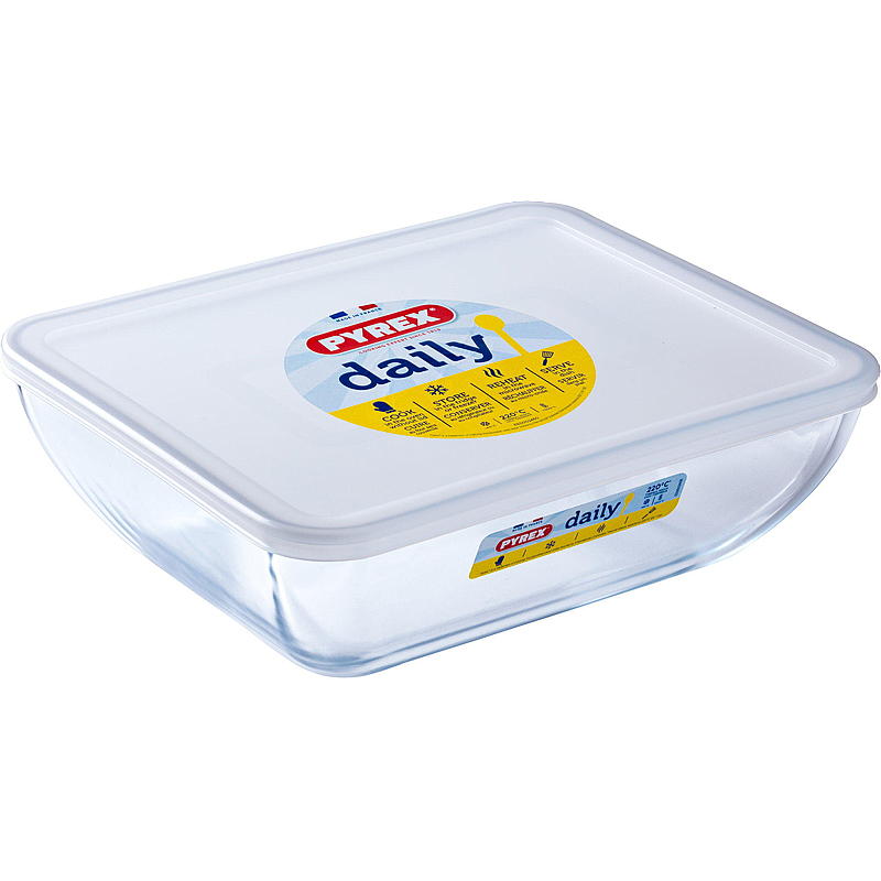 Pyrex Ildfast form 2,2 l m/lokk Pyrex