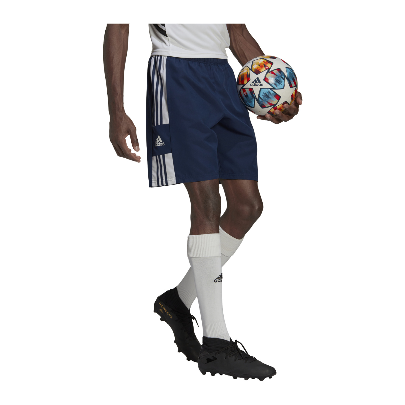 adidas Squadra 21 Short Dunkelblau Weiss