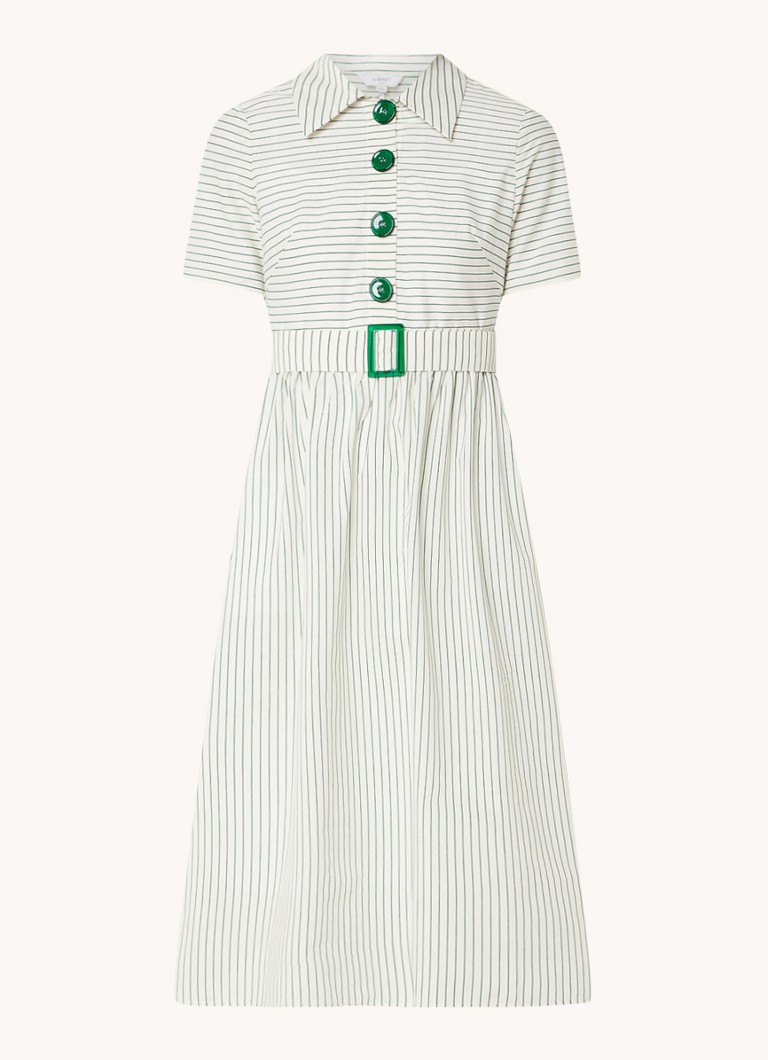 Rochie tunică midi LKBennett Bextor, cu bretele și curea.