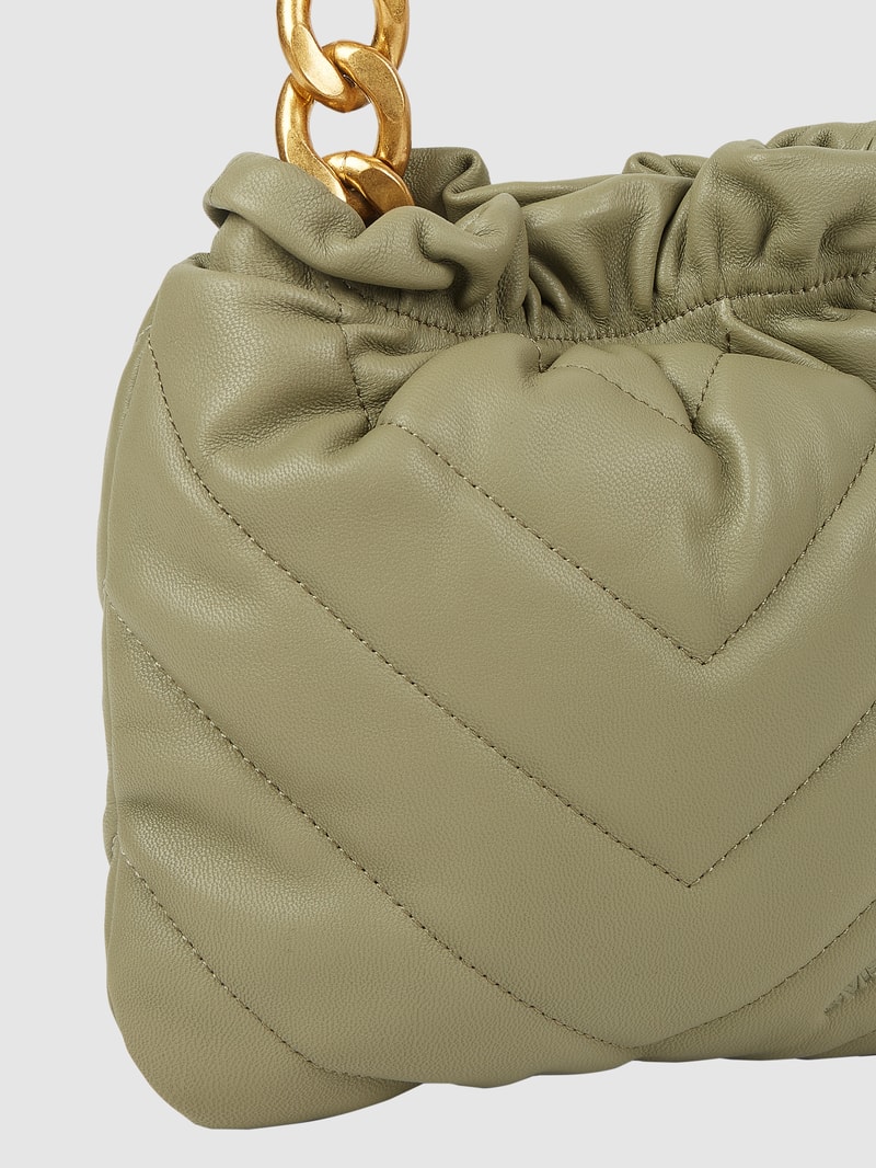 Crossbody Bag aus Leder Modell 'Lilou' in lindgrün