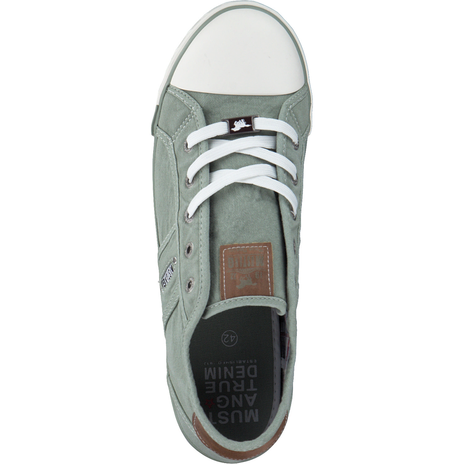 Mustang 1099310, Schnürschuhe, Damen, pastellgrün