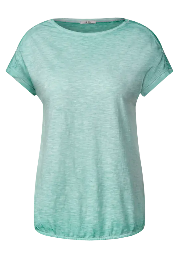 CECIL T-Shirt mit Knopfdessin