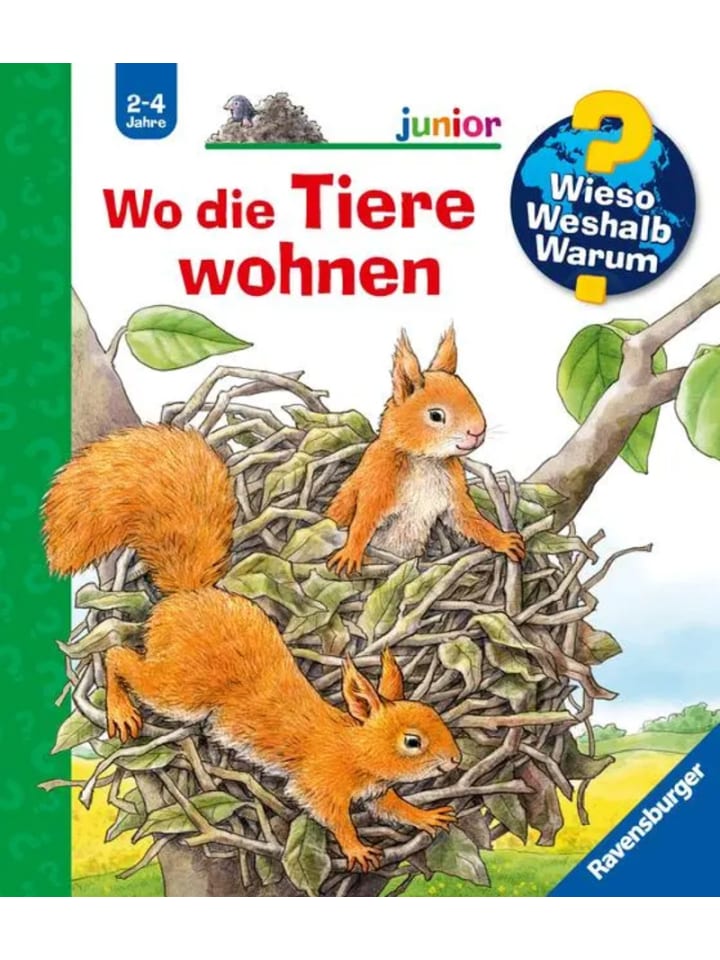 Ravensburger Wieso? Weshalb? Warum? junior, Band 46: Wo die Tiere wohnen günstig kaufen onesize
