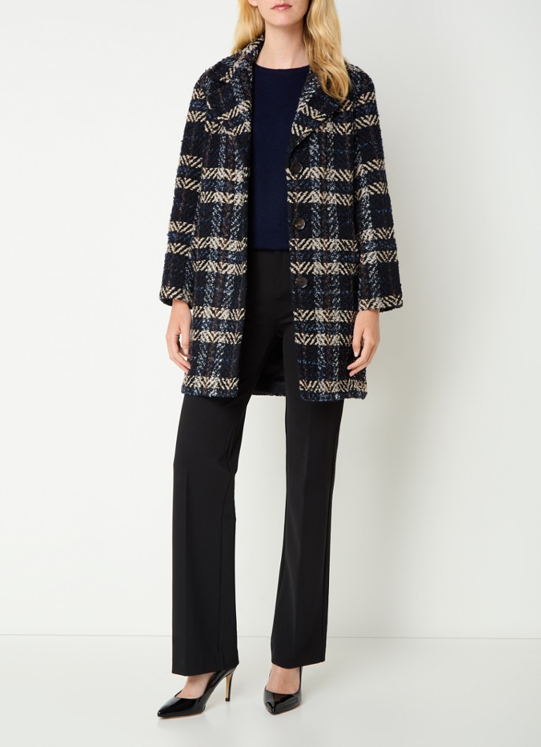 Palton din tweed Lucene de la Gérard Darel, cu buzunare laterale.