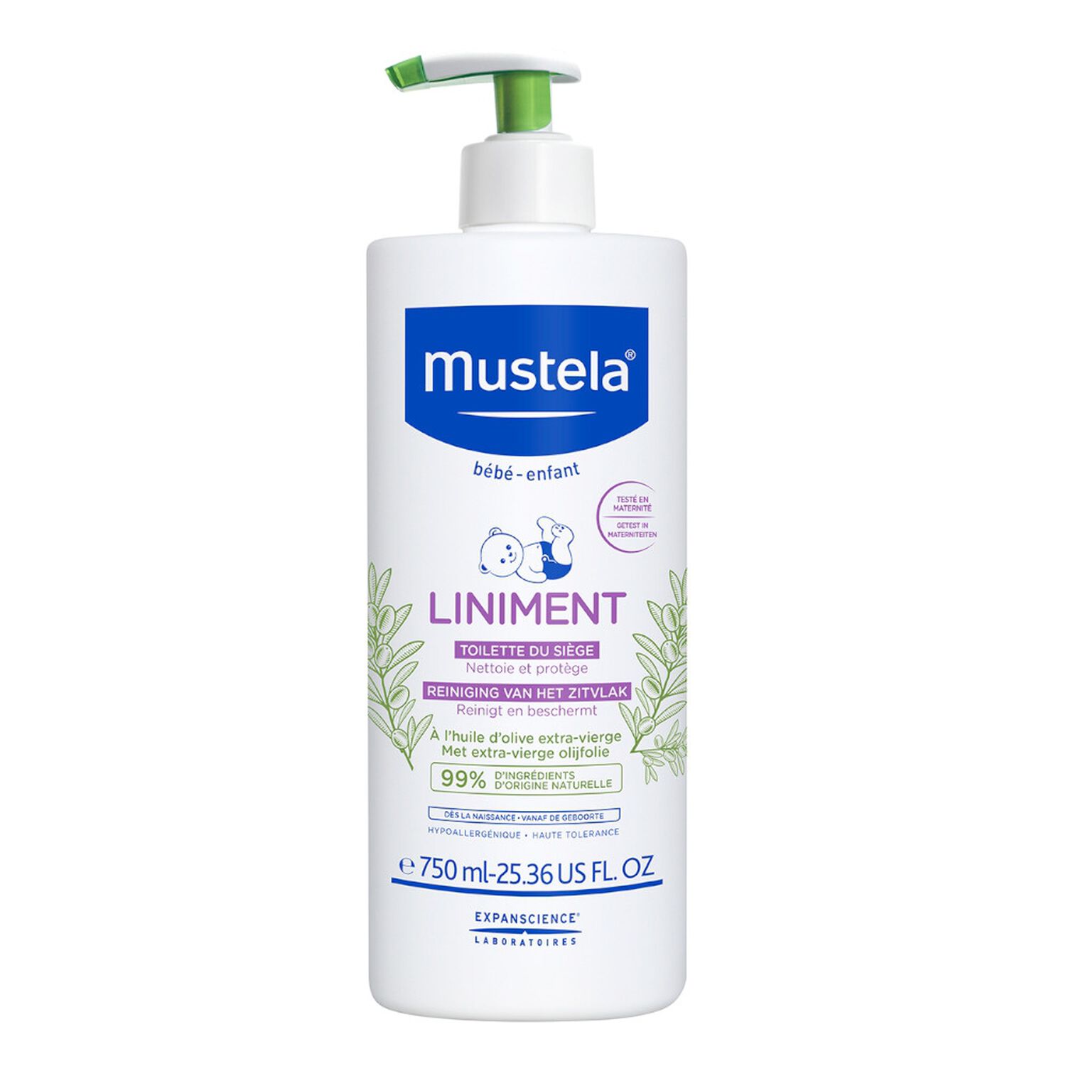Mustela LINIMENT Toilette Du Siège Nettoie & Protège