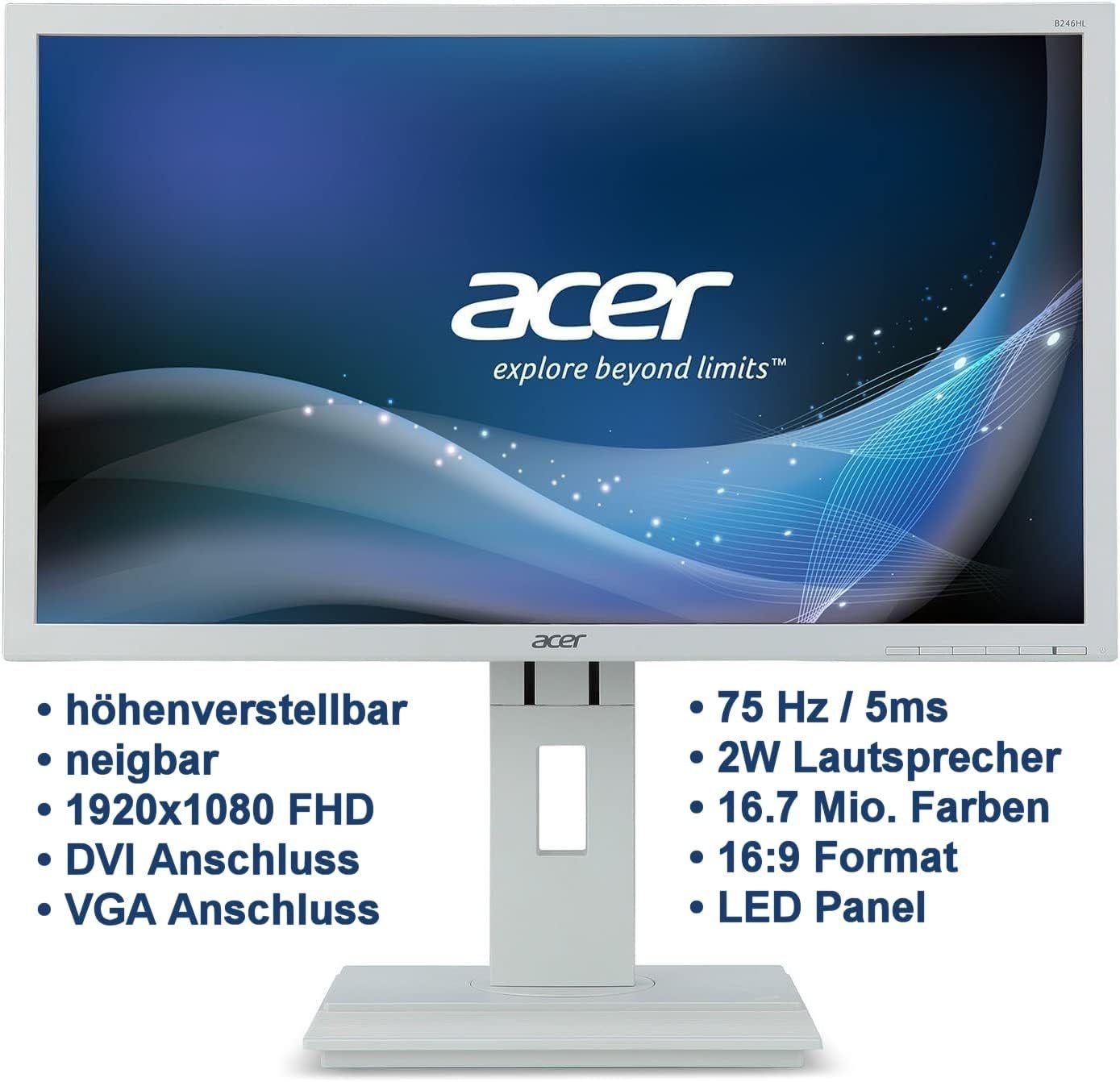 Shinobee i7 Windows Gaming Computer mit Monitor All in One Office PC Gamer Home Business-PC (24 Zoll, Intel Core i7, Nvidia GTX 1650, 16 GB RAM, 500 GB SSD, Luftkühlung, Multimedia Workstation, Zocker, Komplettset, Angebot, Bildschirm, Laptop)