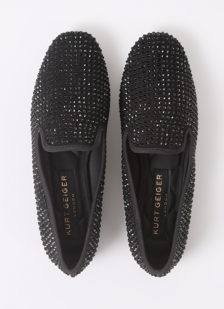 Scarpe slip-on Kensington di Kurt Geiger con strass