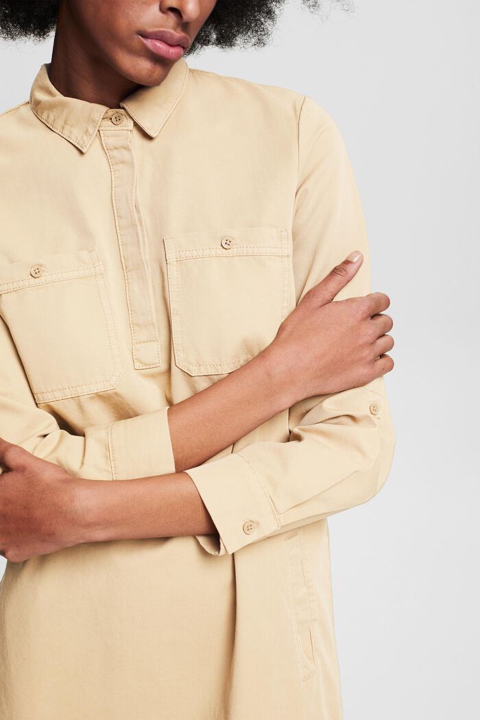 Canvas-Kleid aus 100% Pima-Baumwolle