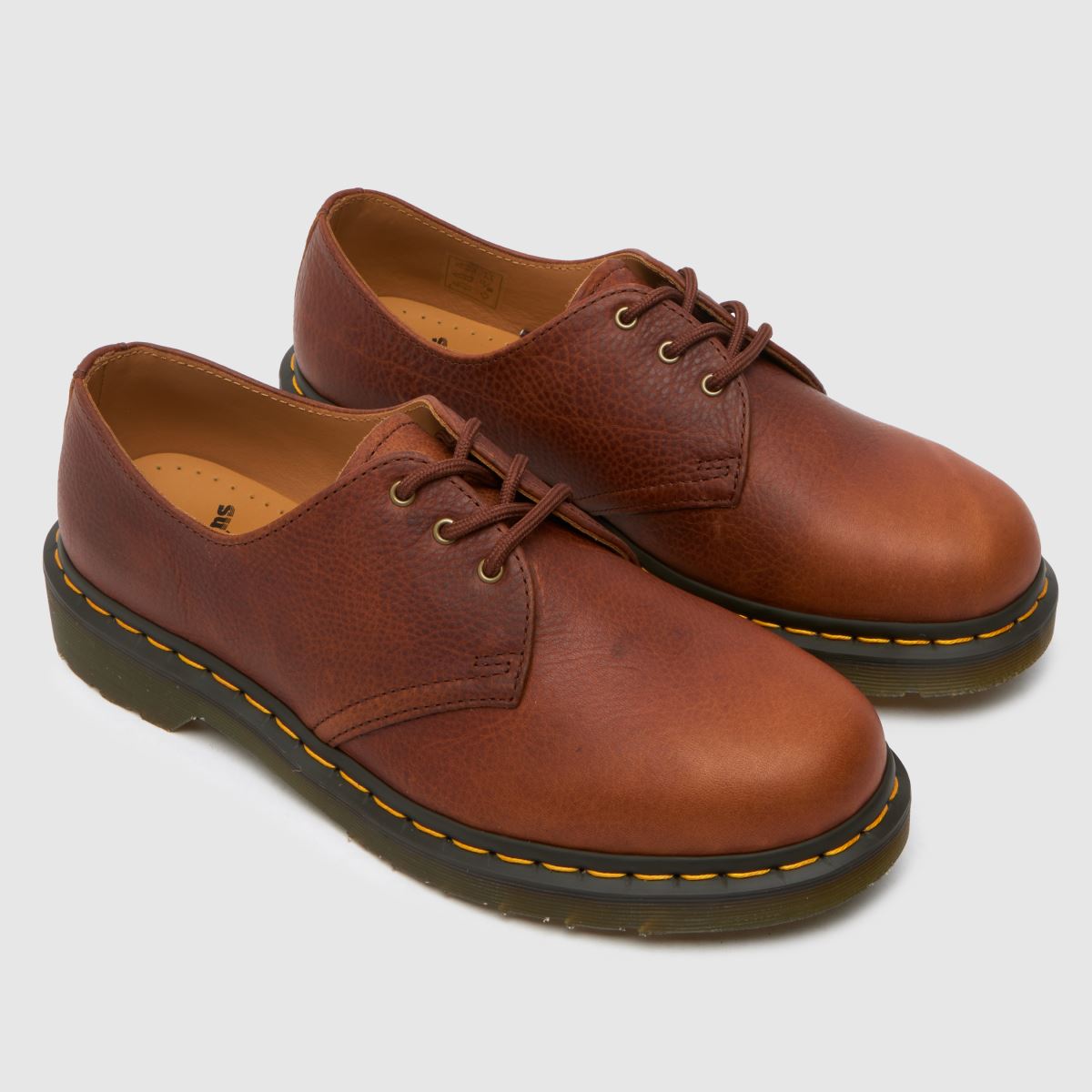 Čevlji Dr. Martens 1461 v rjavi barvi