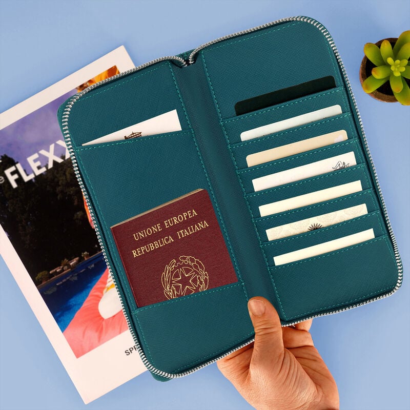 Peňaženka na cestovné doklady - RFID blokovanie